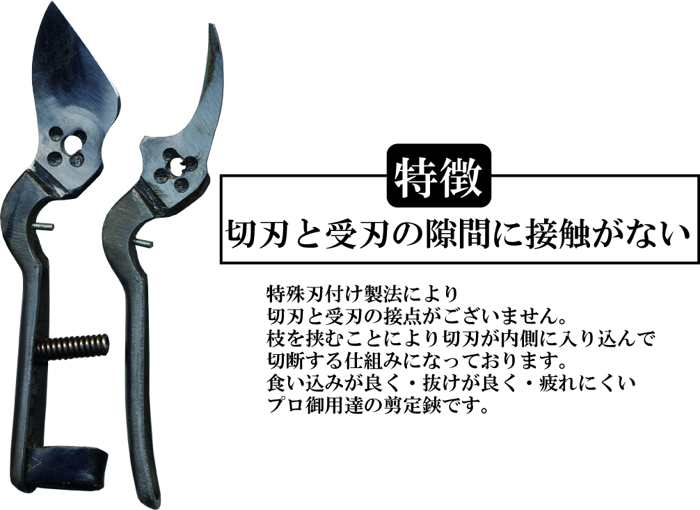 ハナサンショップ / 天命作剪定鋏神津軽型 剪定鋏 日本製 山形 手打ち